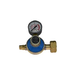Détendeur butane-propane réglable de 0 à 4 bar avec manomètre