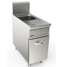Friteuse professionnelle propane 22 litres sur placard