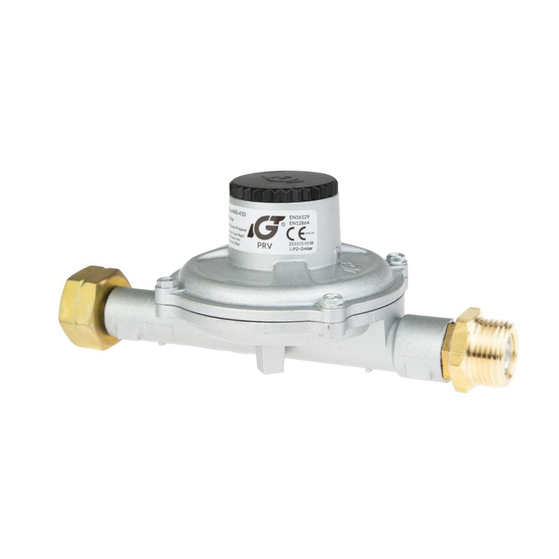 Détendeur universel 30 mbar 4kg/h avec soupape de surpression