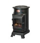 Chauffage gaz Provence noir mat 3,4 kW – Détendeur 30 mbar et tuyau inclus