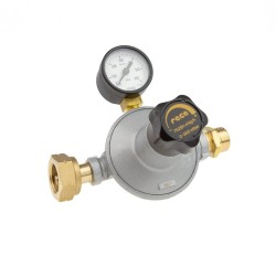 Détendeur universel réglable de 0 à 300 mbar avec manomètre