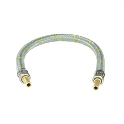 Flexible acier inox avec connectiques olive 8mm mâle