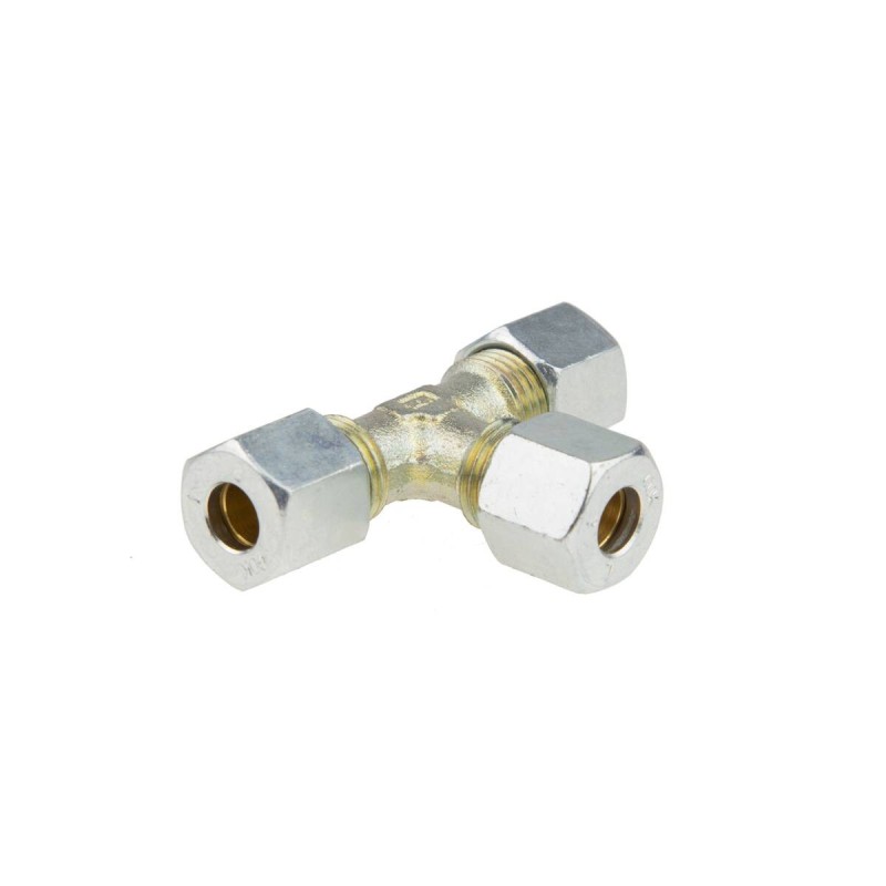 Raccord olive en T sorties femelle