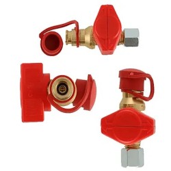 Vannes et nourrices raccord olive femelle x sortie raccord rapide