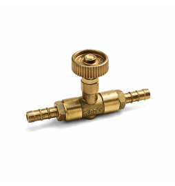 Robinet gaz avec connectiques supports tétines