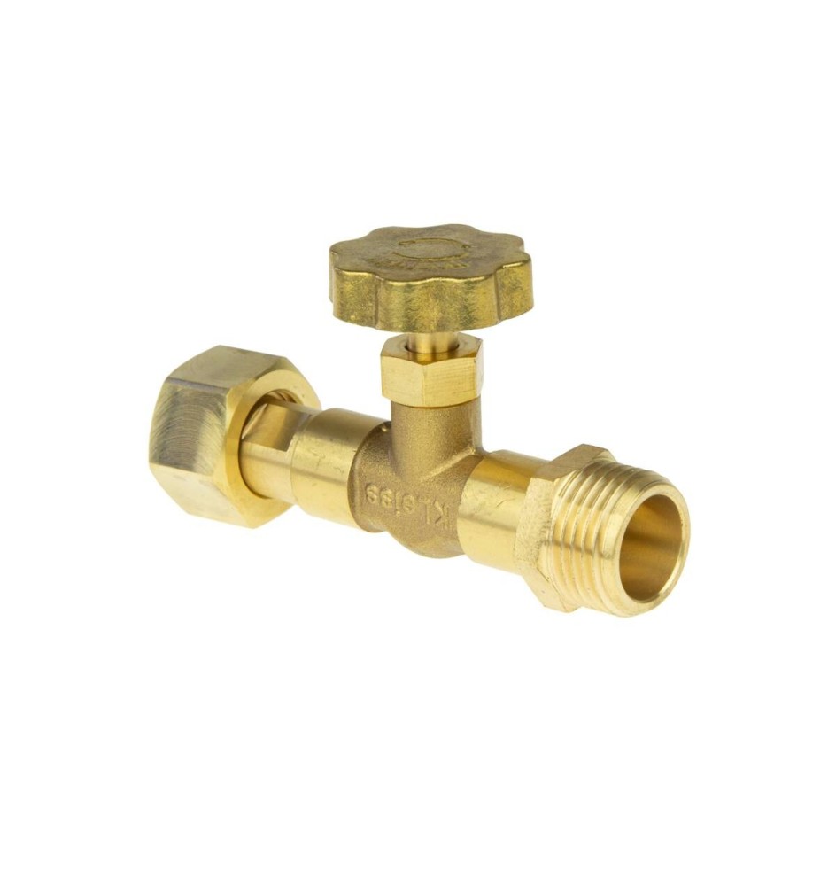 Robinets gaz butane, propane G1/2 femelle x G1/2 mâle