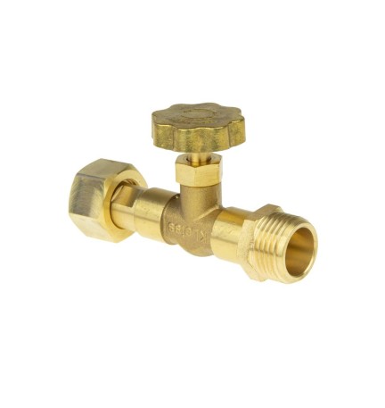 Robinets gaz butane, propane G1/2 femelle x G1/2 mâle