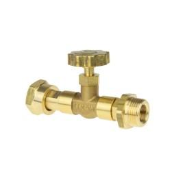 Robinets gaz butane, propane m20x150 femelle x m20x150 mâle