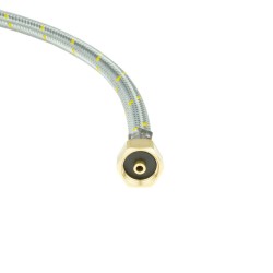 Tuyau gaz acier inox raccord G1/2 et m20x1.5