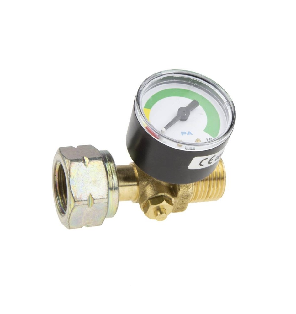 Sécurité coupe-gaz avec manomètre