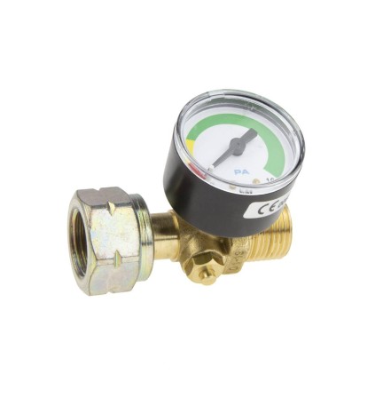 Sécurité coupe-gaz avec manomètre