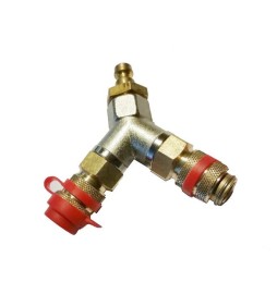 Raccord en Y pour doubler une sortie raccord rapide 8 mm