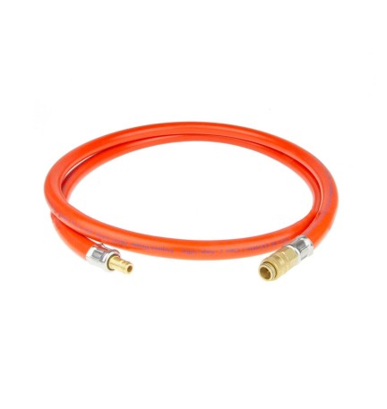 Tuyau gaz avec raccord rapide mâle femelle