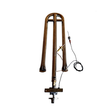 Kit complet rampe brûleur pour barbecue ou plancha - 48 cm