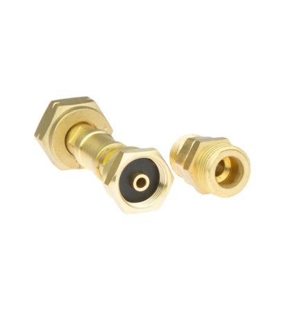 Jeu de 2 adaptateurs pour filtre gaz m20x150