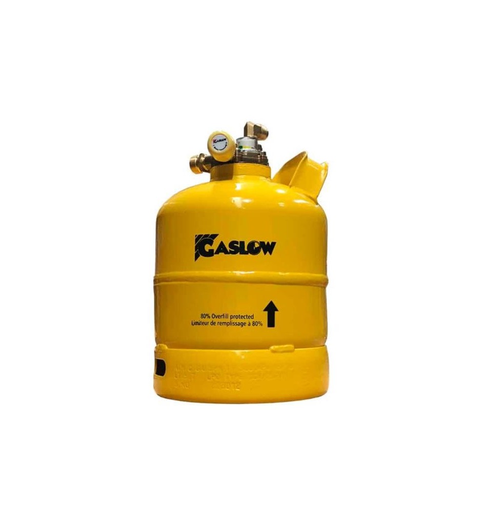 Bouteille GPL Gaslow 6L avec accessoires de remplissage