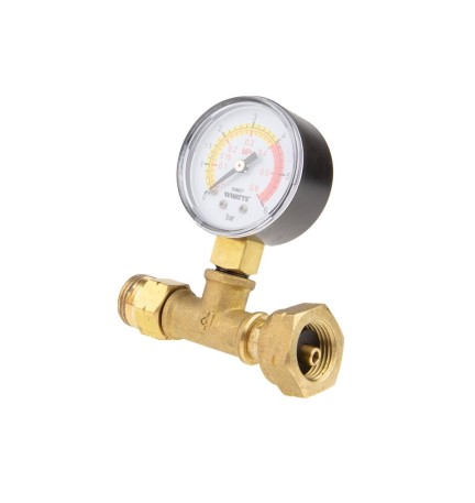 Manomètre de 0 à 6 bar pour bouteille gaz